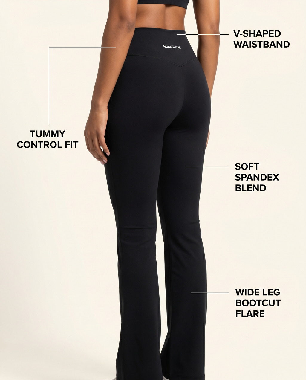 Bootcut Workout Pants - Infographic