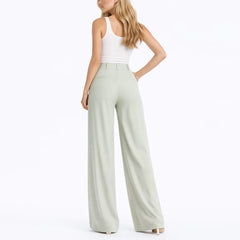 NudeBlend Flowy Wide Leg Trousers back