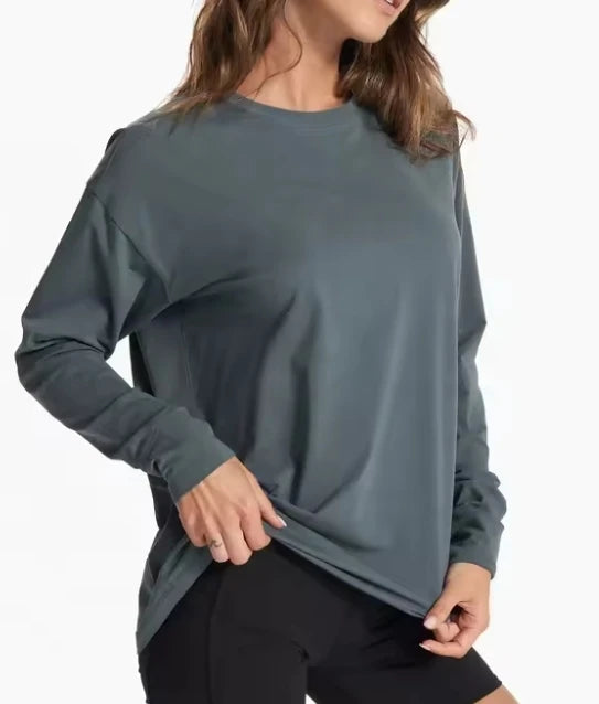 NudeBlend Relaxed Long Sleeve Tee side
