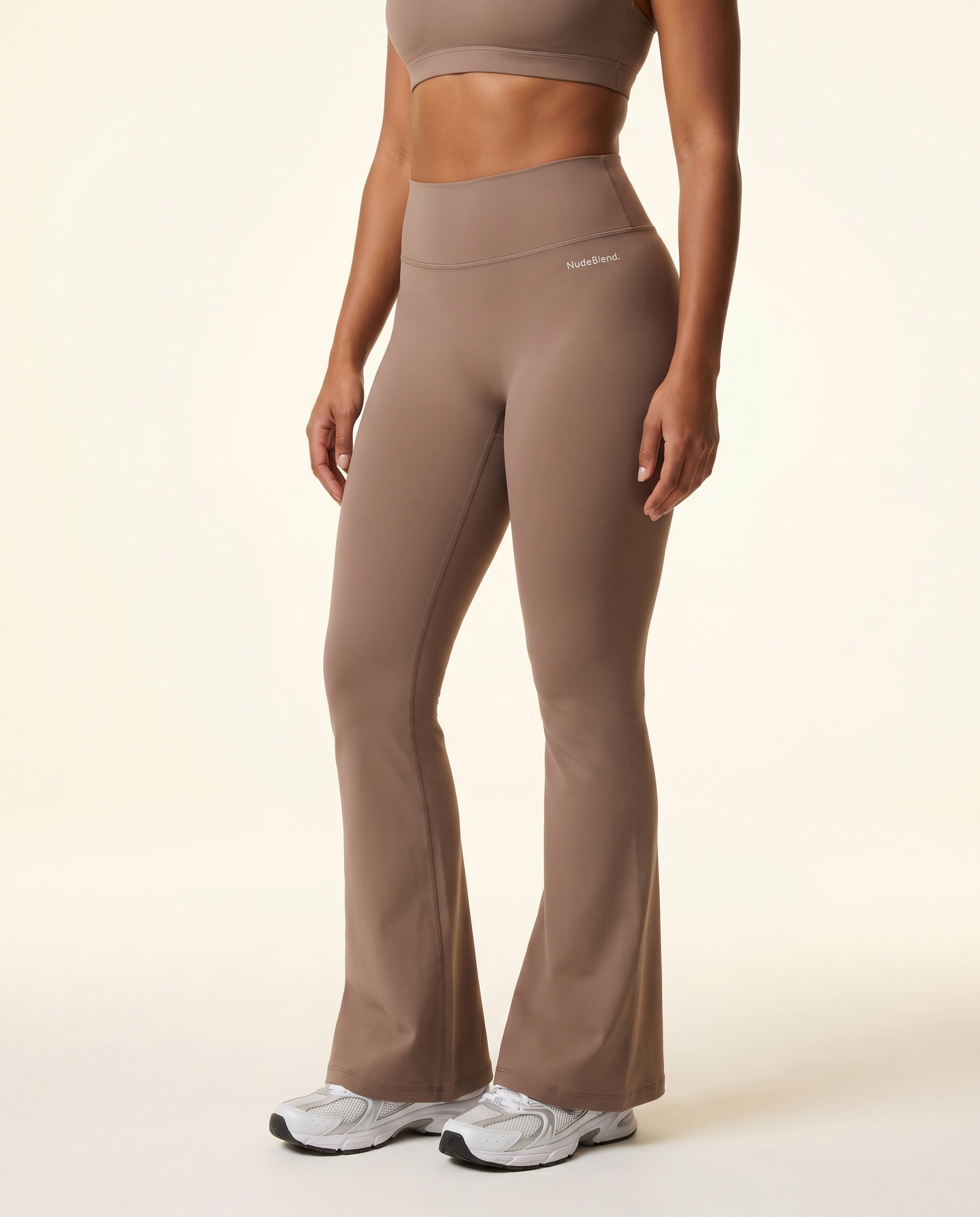 Flared Yoga Leggings - Side