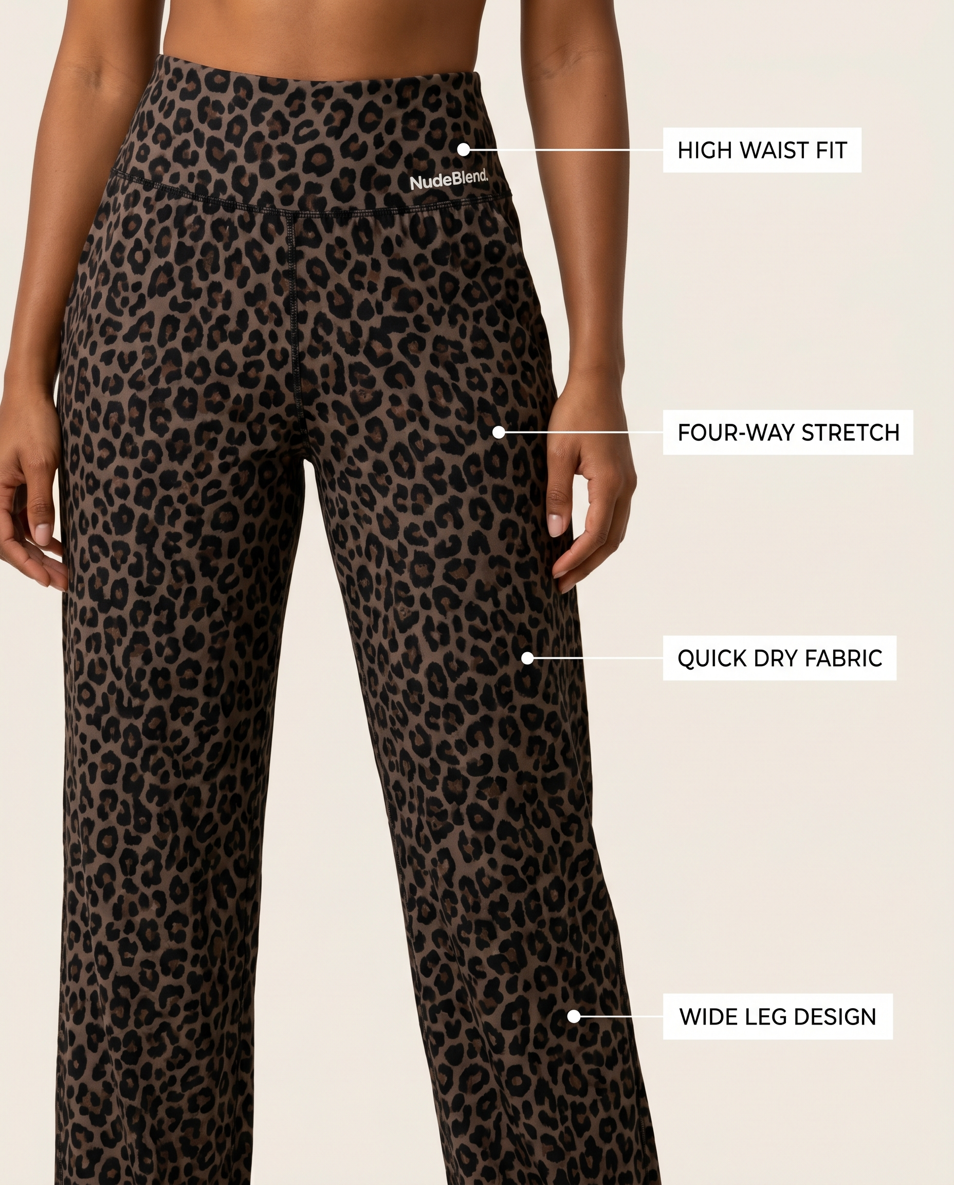 Leopard Sports Pants - Infographic