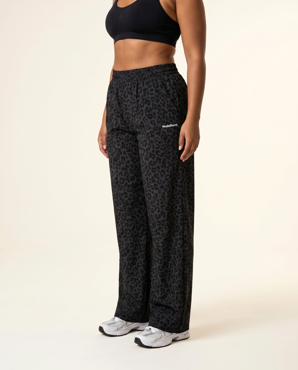 Leopard Sports Pants - Side
