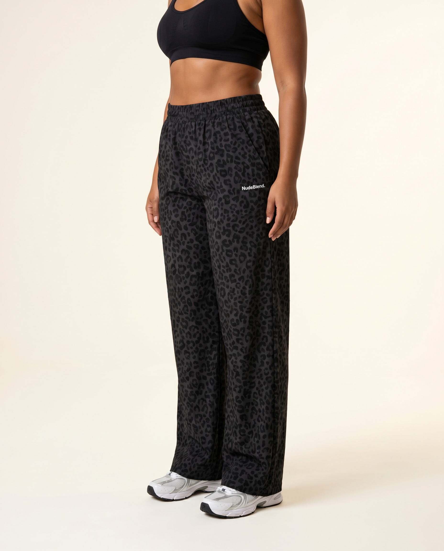 Leopard Sports Pants - Side