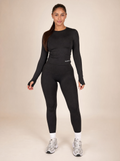 Long Sleeve Sculpt Yoga Top - Front