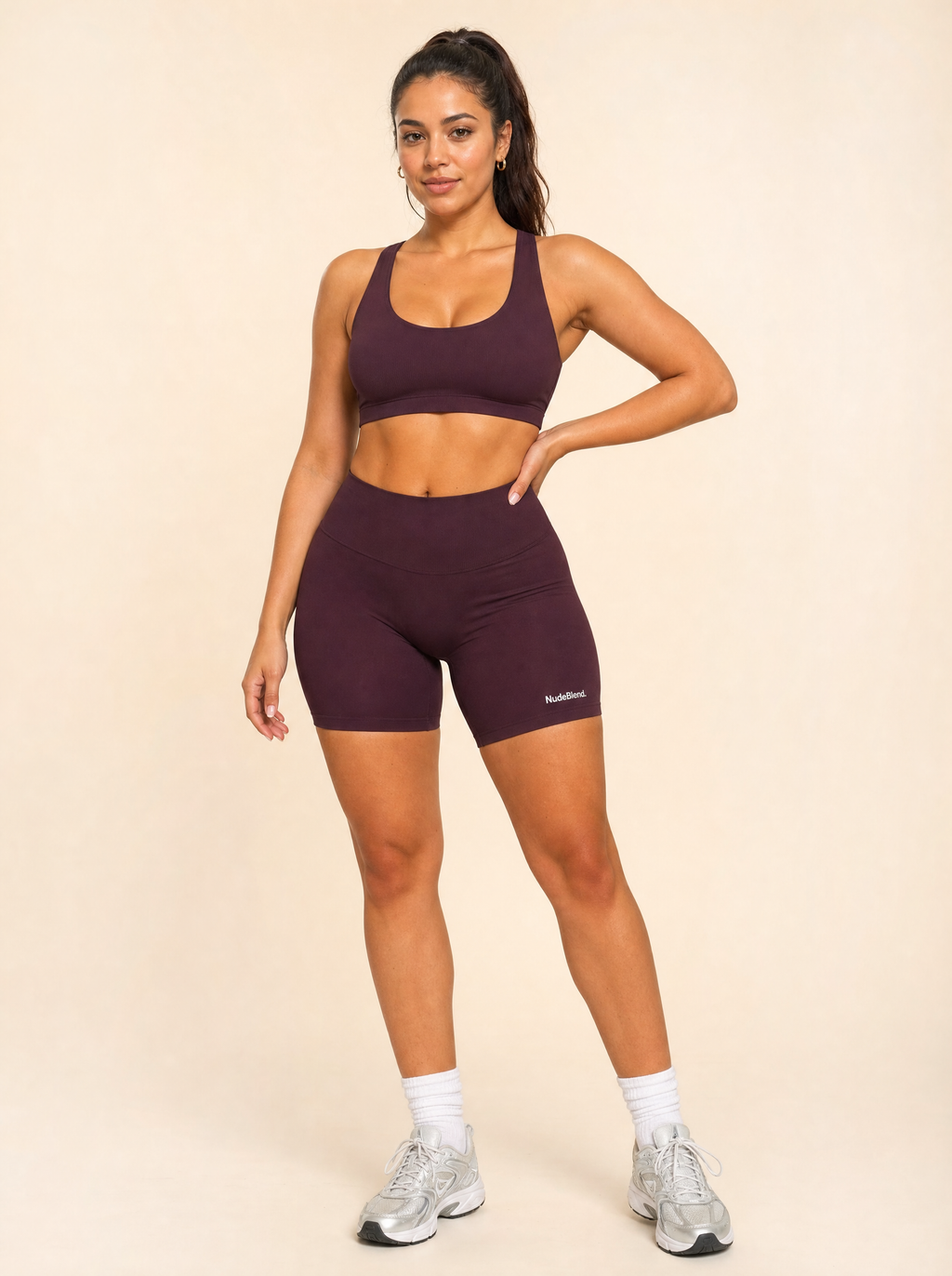 Seamless Yoga Shorts - Front