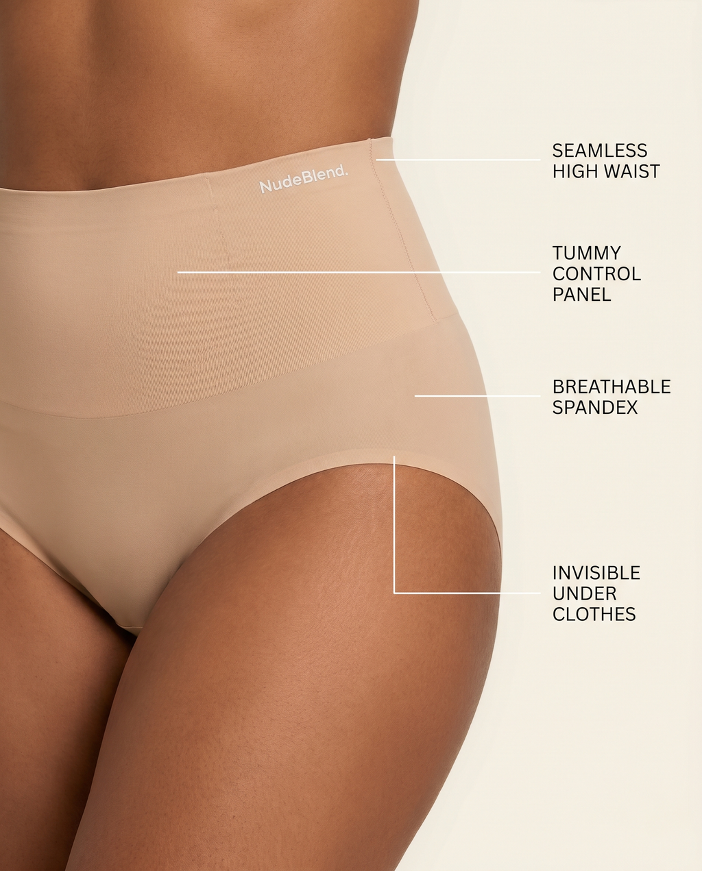 Tummy Control Shaper Panty - Infographic