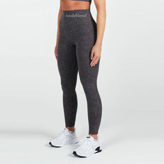 NudeBlend High Waist Yoga Leggings in Charcoal Marble - side